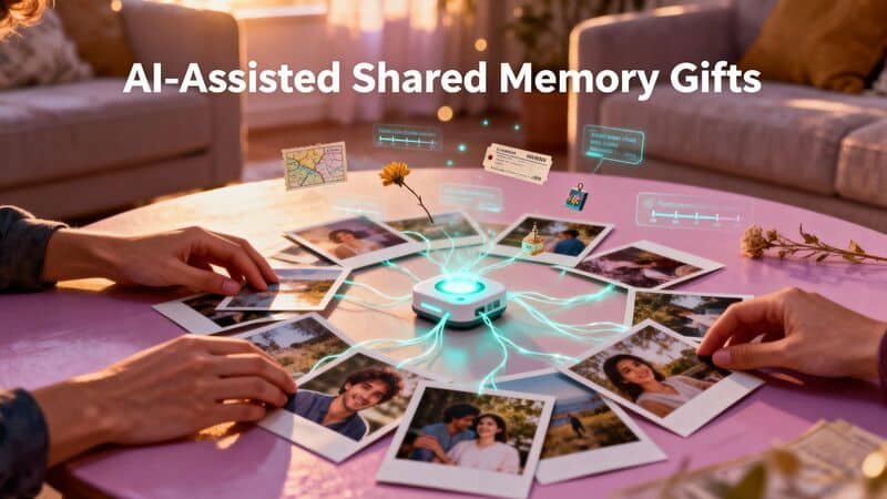 Couples, families, or friends share details separately, and AI combines them into a shared song, video, story, or timeline of memories. This is incredibly meaningful because it shows the different ways people remember the same moment.