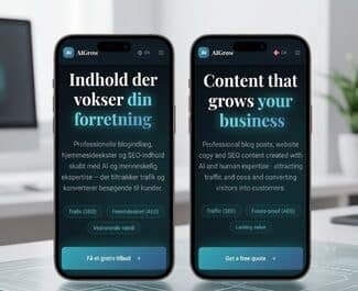 We future-proof your digital presence with content created for both search engines and people. Whether you need blog posts, website copy or SEO optimization, we deliver lasting value in your preferred language.